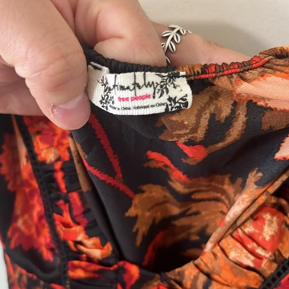 Free People Intimately Midnight Milan Slip Dress Size Large - Picture 9 of 11